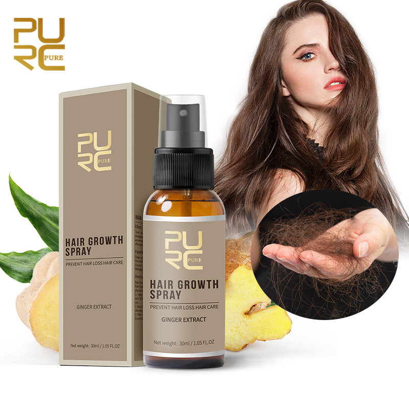 Hair Care Lotion - Purc Ingwer Haarspray Wurzel stärkendes Öl